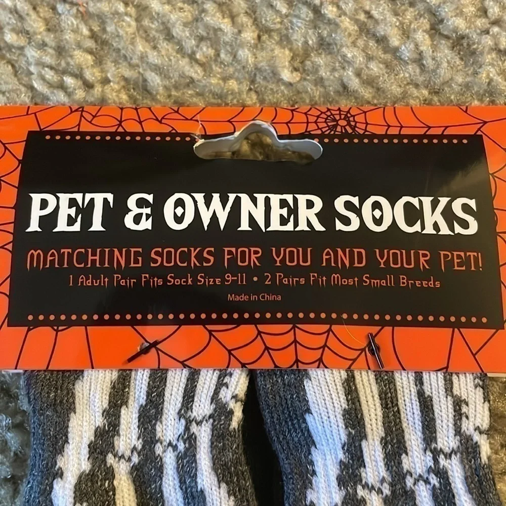 Halloween Pet & Owner Matching Socks
